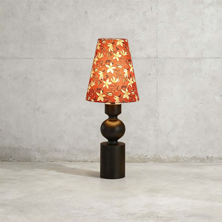 Dorvia Table Lamp – Mid-Century Vintage Fabric Bedside