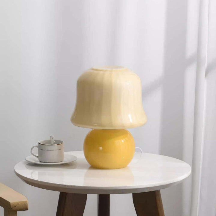 Cream Mushroom Table Lamp – French Cream Style Light