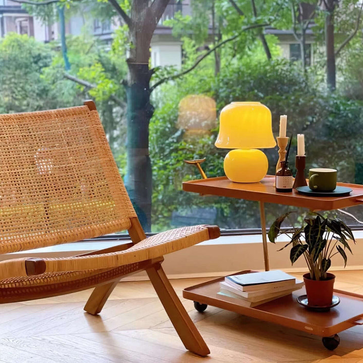 Cream Mushroom Table Lamp – French Cream Style Light