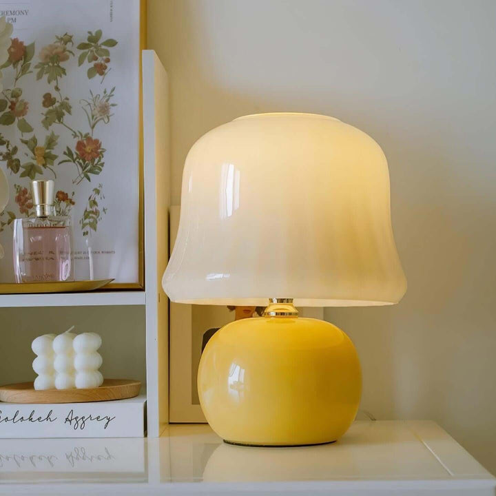 Cream Mushroom Table Lamp – French Cream Style Light