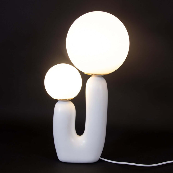 Oo Smooth Table Lamp | Postmodern Minimalist Glass Lamp