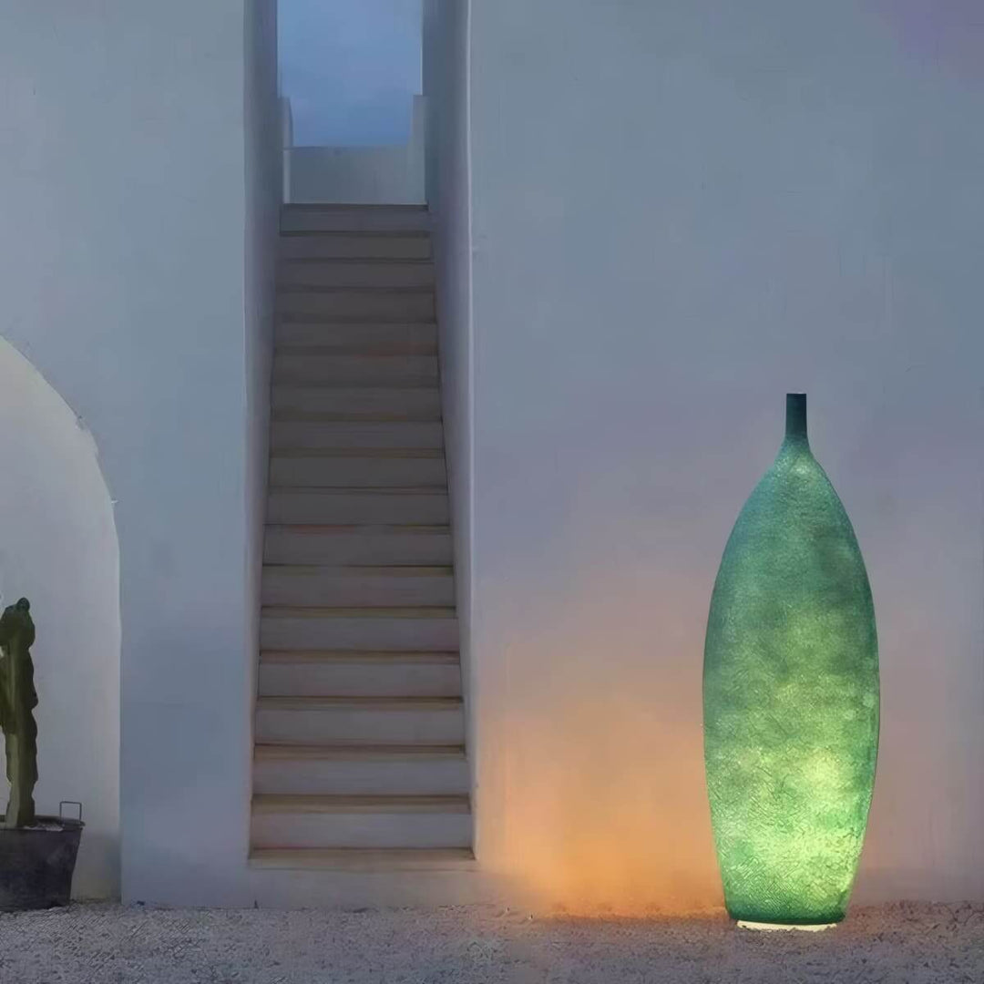Creative Bottle Floor Lamp – Modern Creative Resin Art Vase