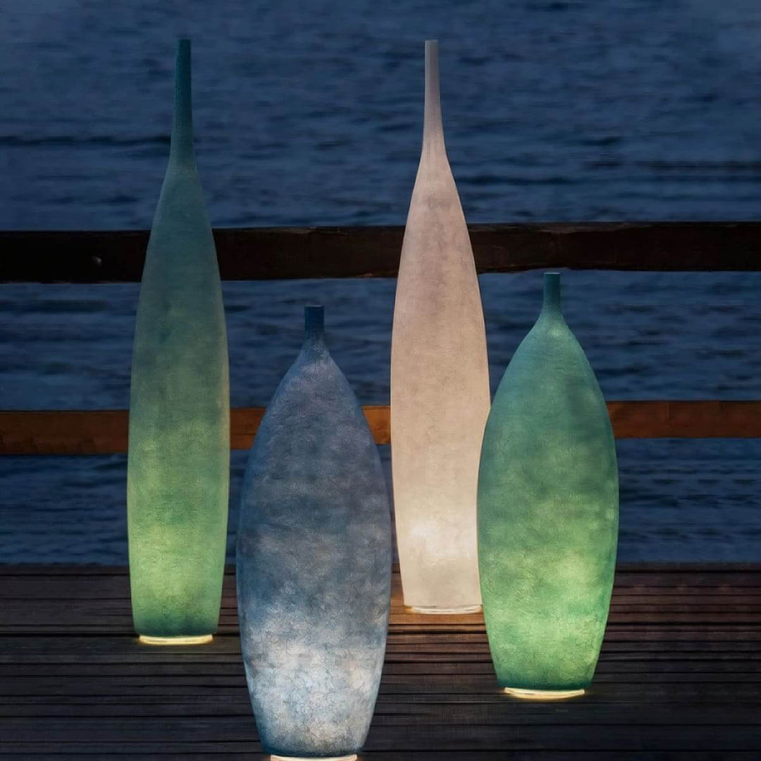 Creative Bottle Floor Lamp – Modern Creative Resin Art Vase