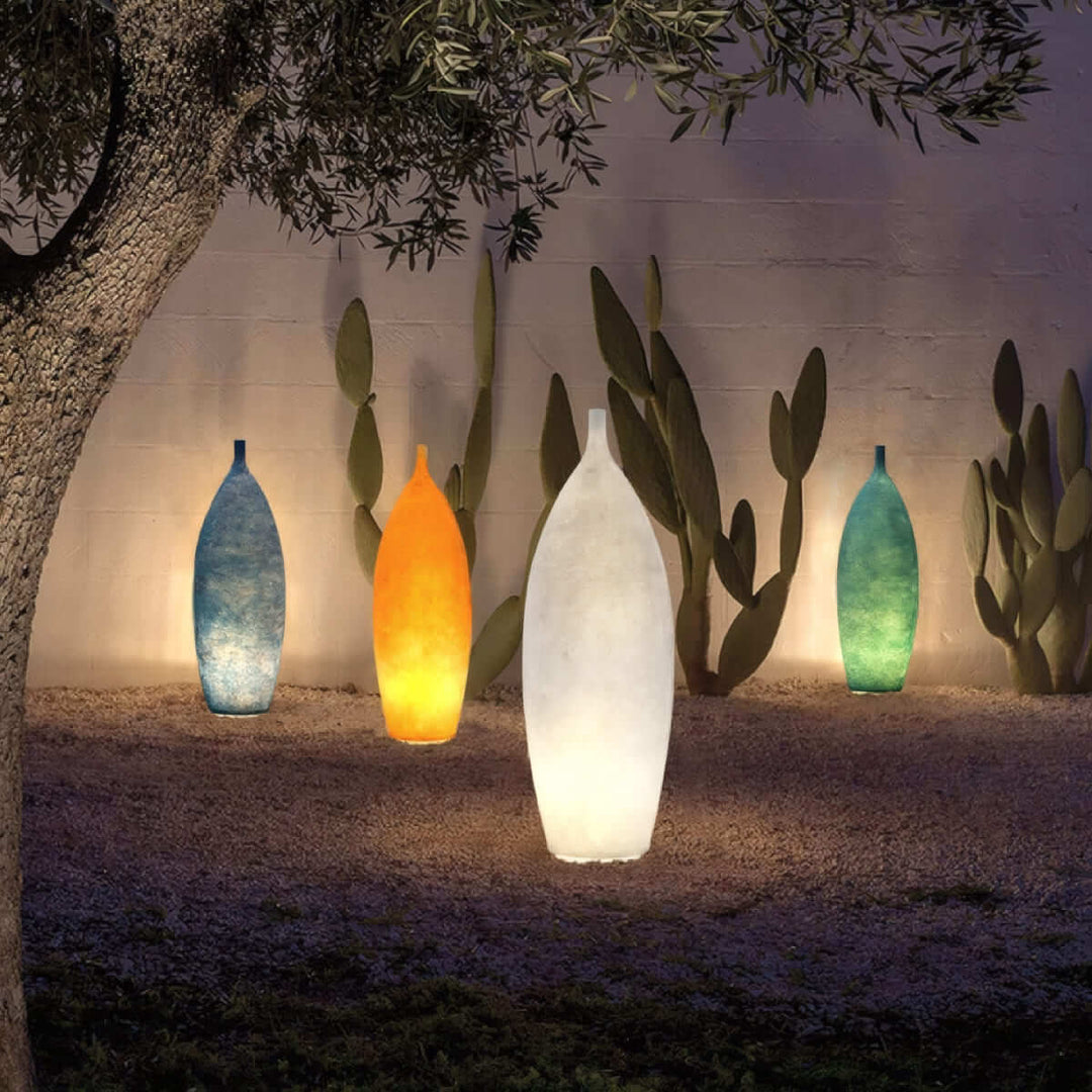 Creative Bottle Floor Lamp – Modern Creative Resin Art Vase