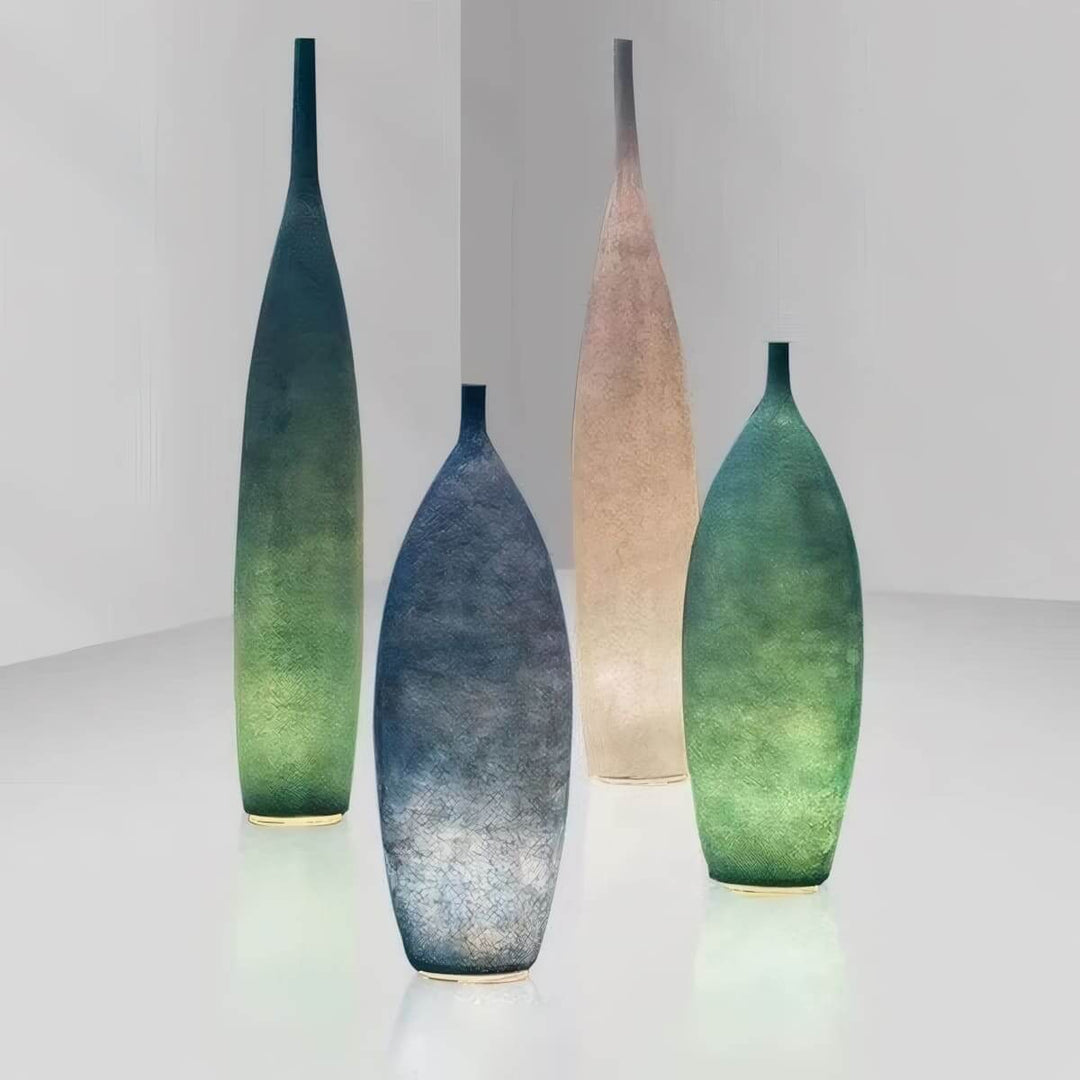 Creative Bottle Floor Lamp – Modern Creative Resin Art Vase