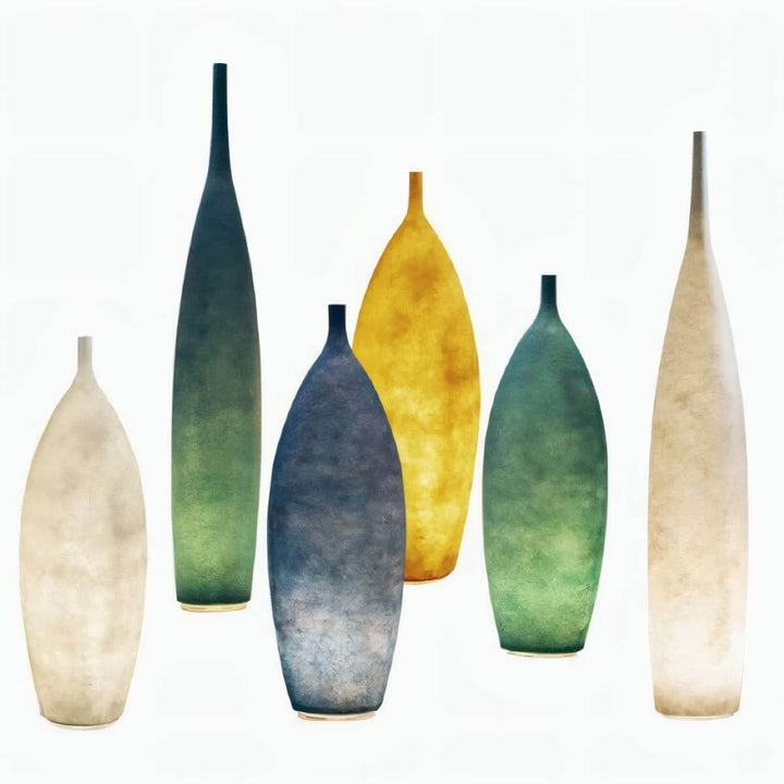 Creative Bottle Floor Lamp – Modern Creative Resin Art Vase