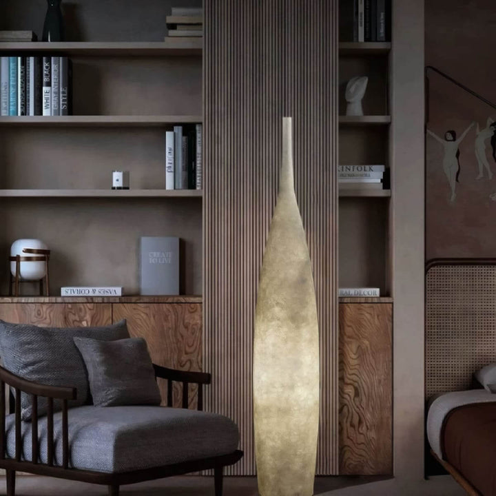 Creative Bottle Floor Lamp – Modern Creative Resin Art Vase