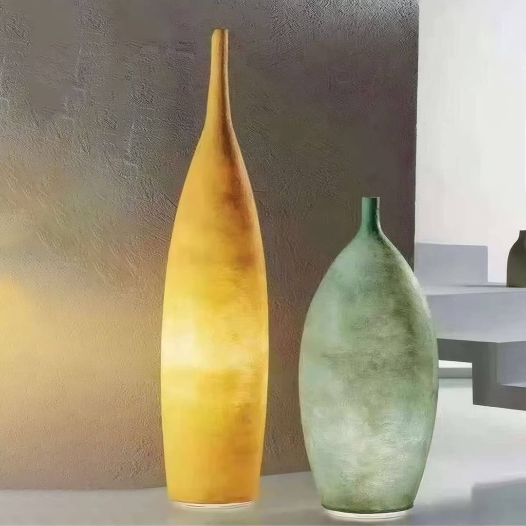 Creative Bottle Floor Lamp – Modern Creative Resin Art Vase
