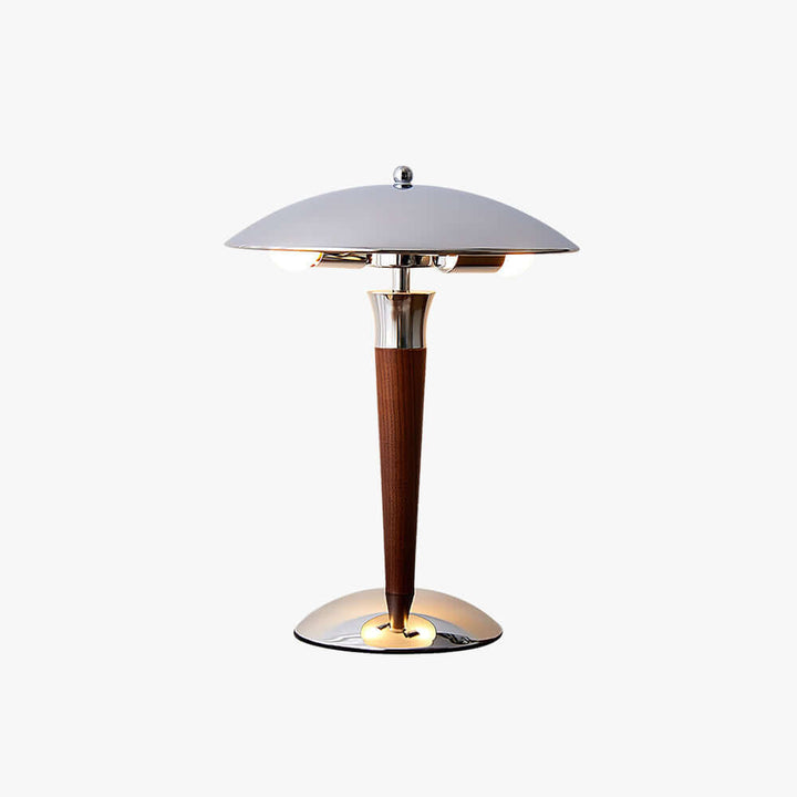 Dekanu Table Lamp – Chrome Metal French Country Luxury