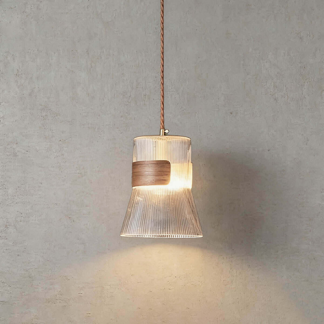 Dorexi Walnut Pendant Light