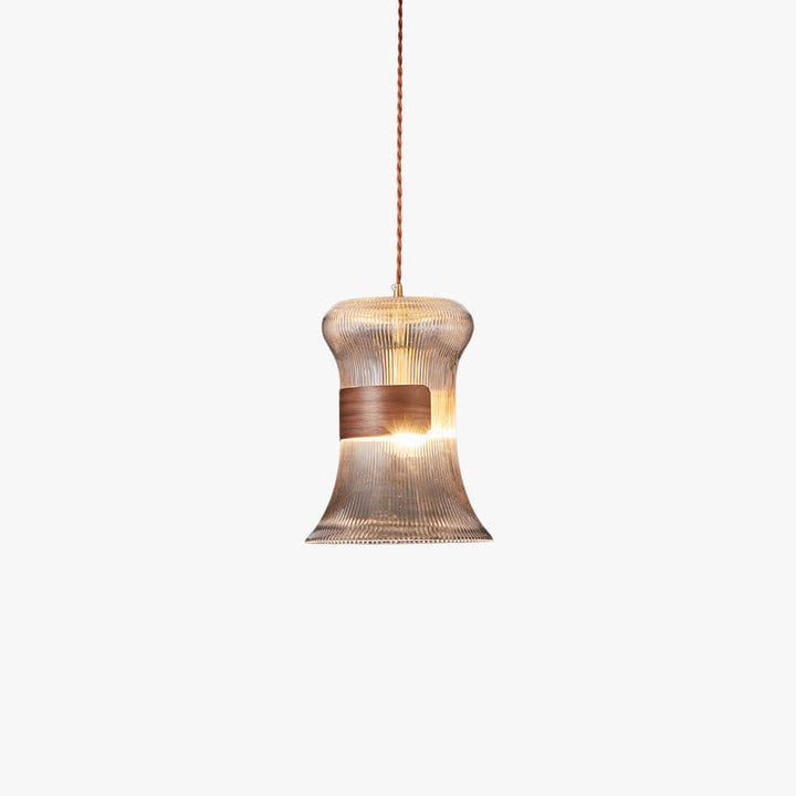 Dorexi Walnut Pendant Light