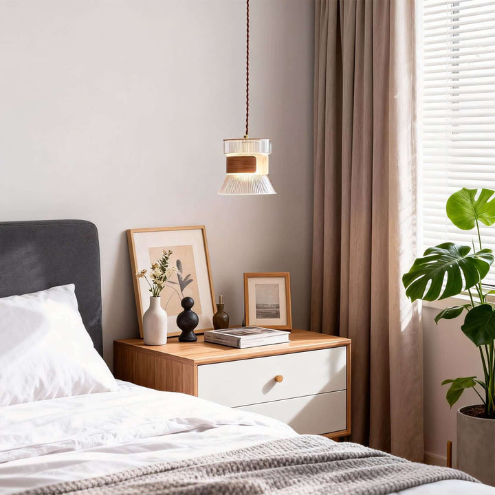 Dorexi Walnut Pendant Light