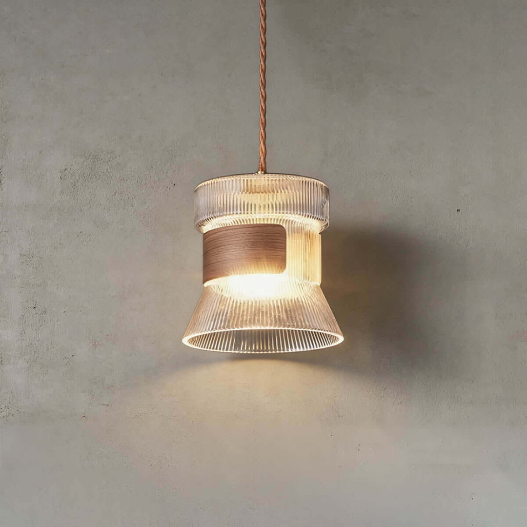 Dorexi Walnut Pendant Light