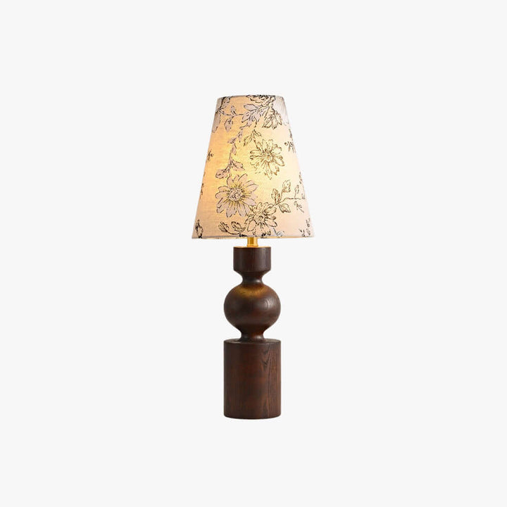 Dorvia Table Lamp – Mid-Century Vintage Fabric Bedside