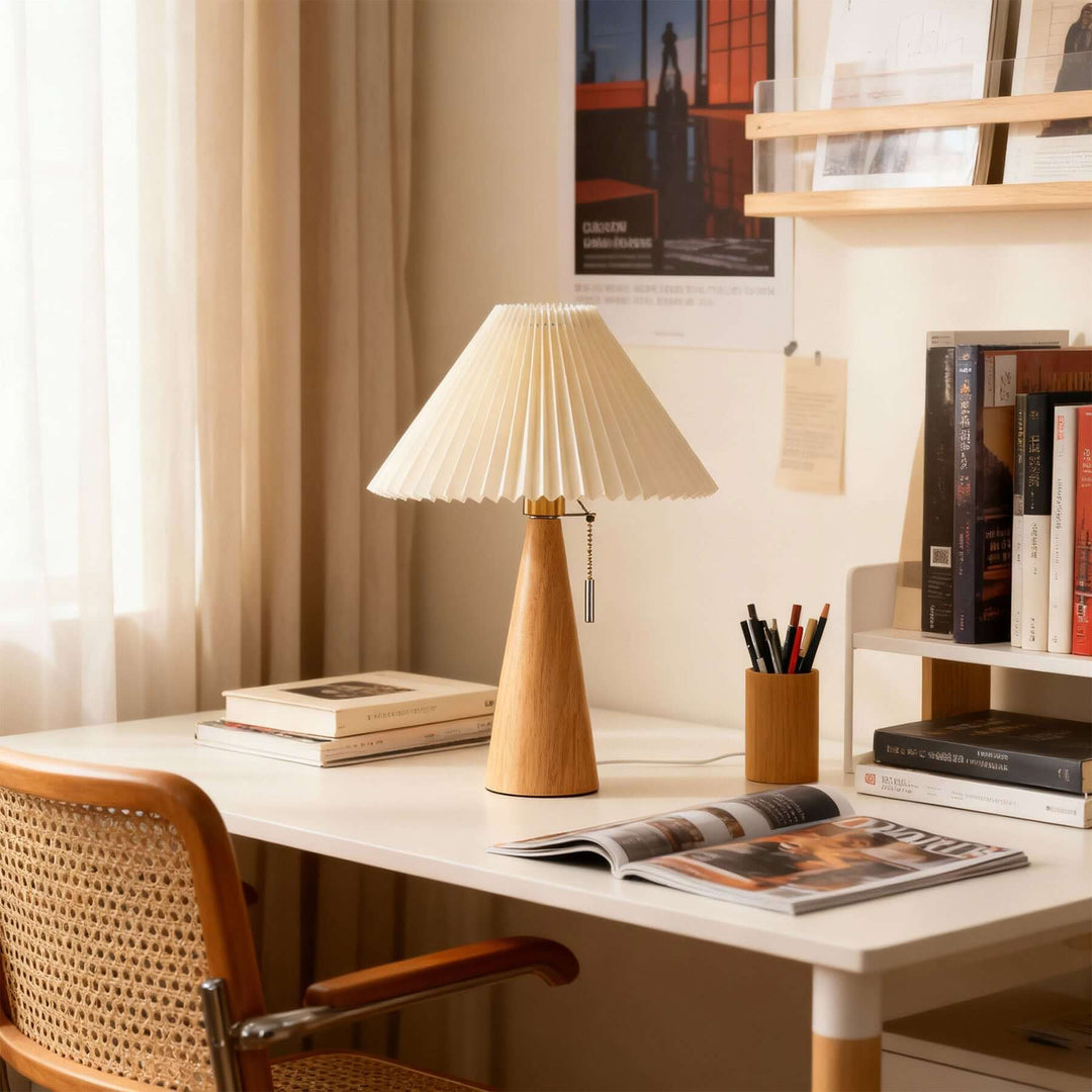 Duvik Table Lamp – Nordic Vintage Lamp Handmade Fabric