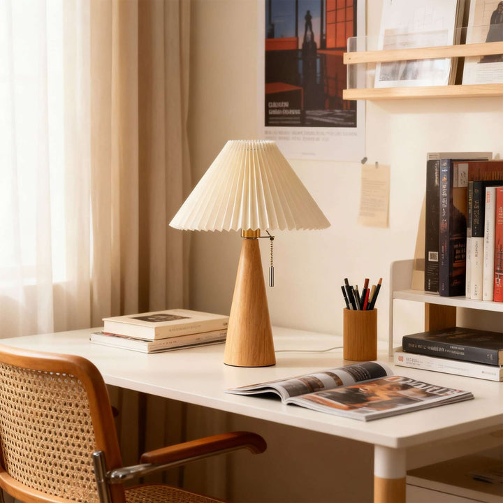 Duvik Table Lamp – Nordic Vintage Lamp Handmade Fabric