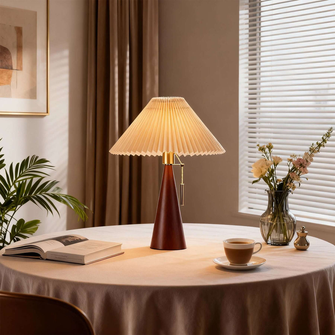 Duvik Table Lamp – Nordic Vintage Lamp Handmade Fabric
