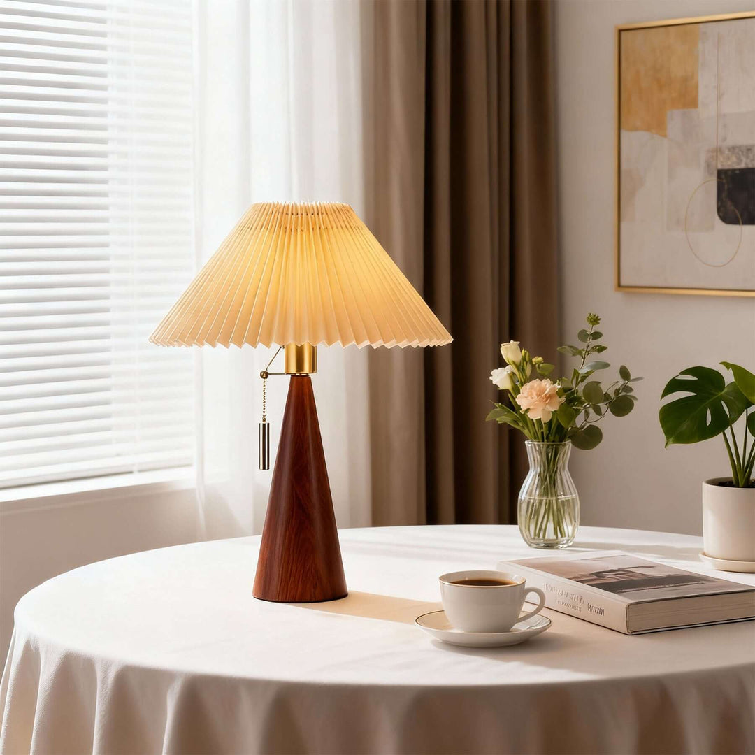 Duvik Table Lamp – Nordic Vintage Lamp Handmade Fabric