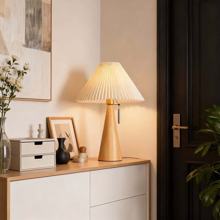 Duvik Table Lamp – Nordic Vintage Lamp Handmade Fabric