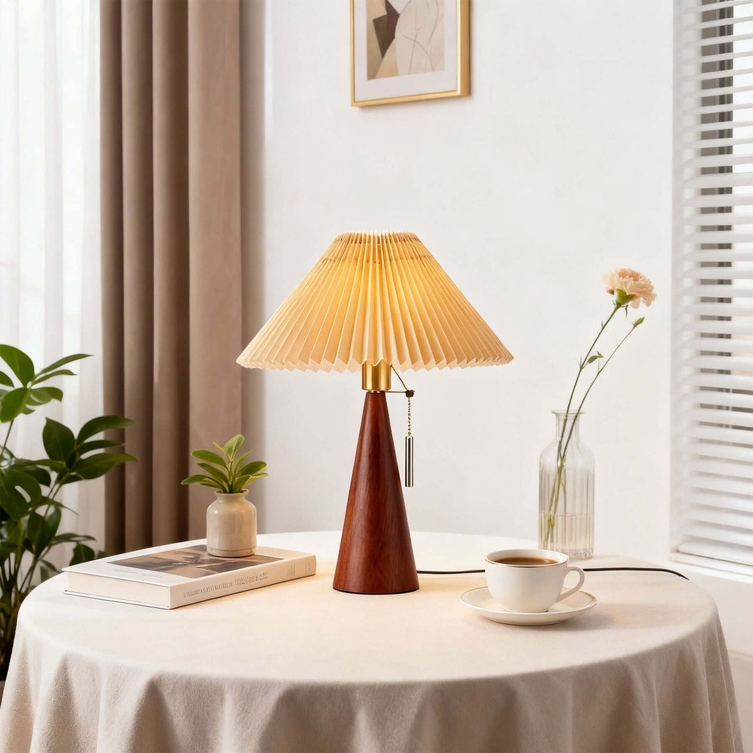 Duvik Table Lamp – Nordic Vintage Lamp Handmade Fabric