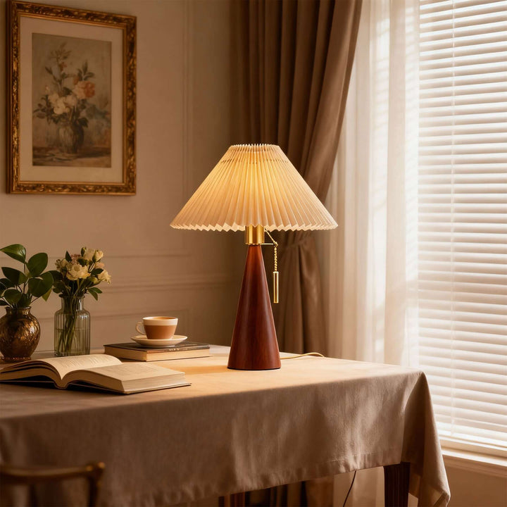 Duvik Table Lamp – Nordic Vintage Lamp Handmade Fabric