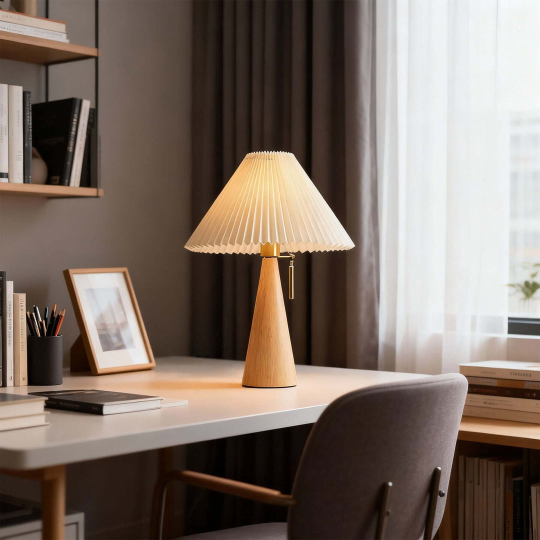 Duvik Table Lamp – Nordic Vintage Lamp Handmade Fabric