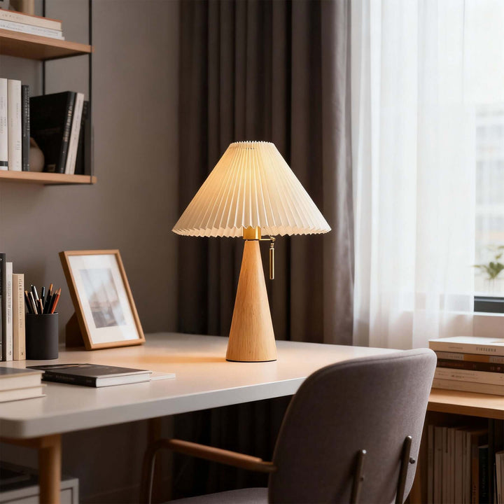 Duvik Table Lamp – Nordic Vintage Lamp Handmade Fabric