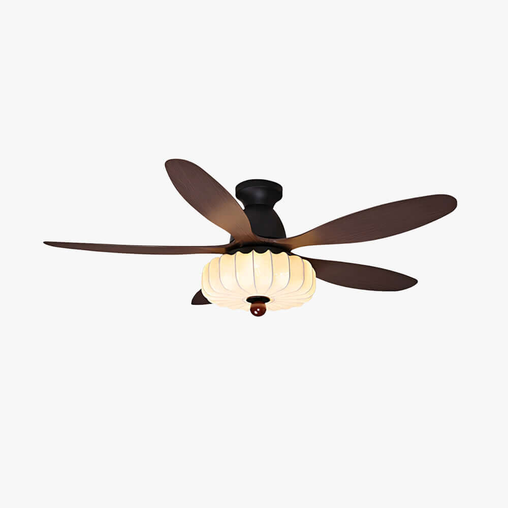 Dwyla Ceiling Fan Light - Vintage French ABS Dining Light