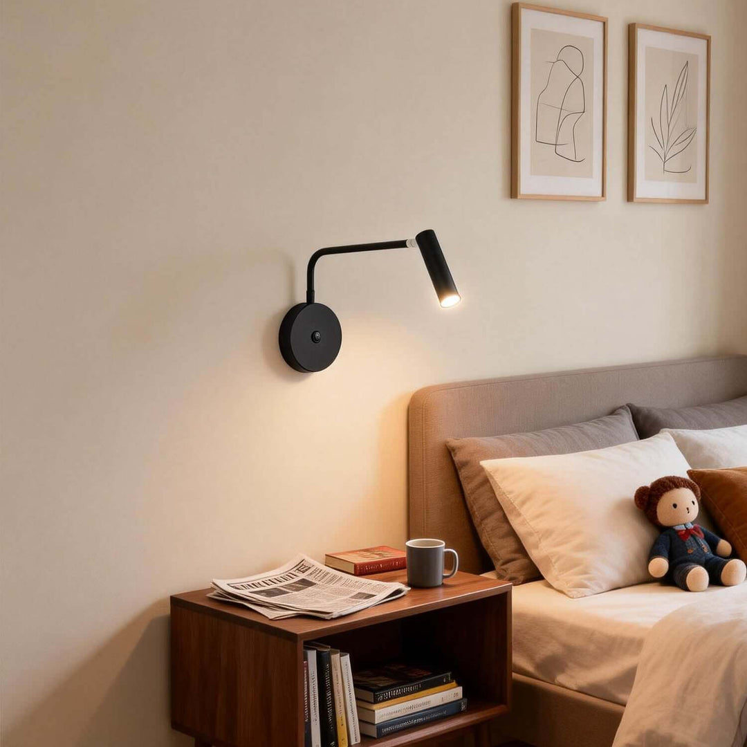 Dymor Wall Light – Modern Minimalist LED Reading Lamp