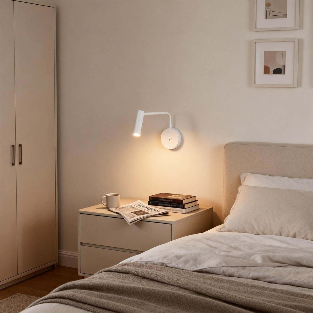 Dymor Wall Light – Modern Minimalist LED Reading Lamp