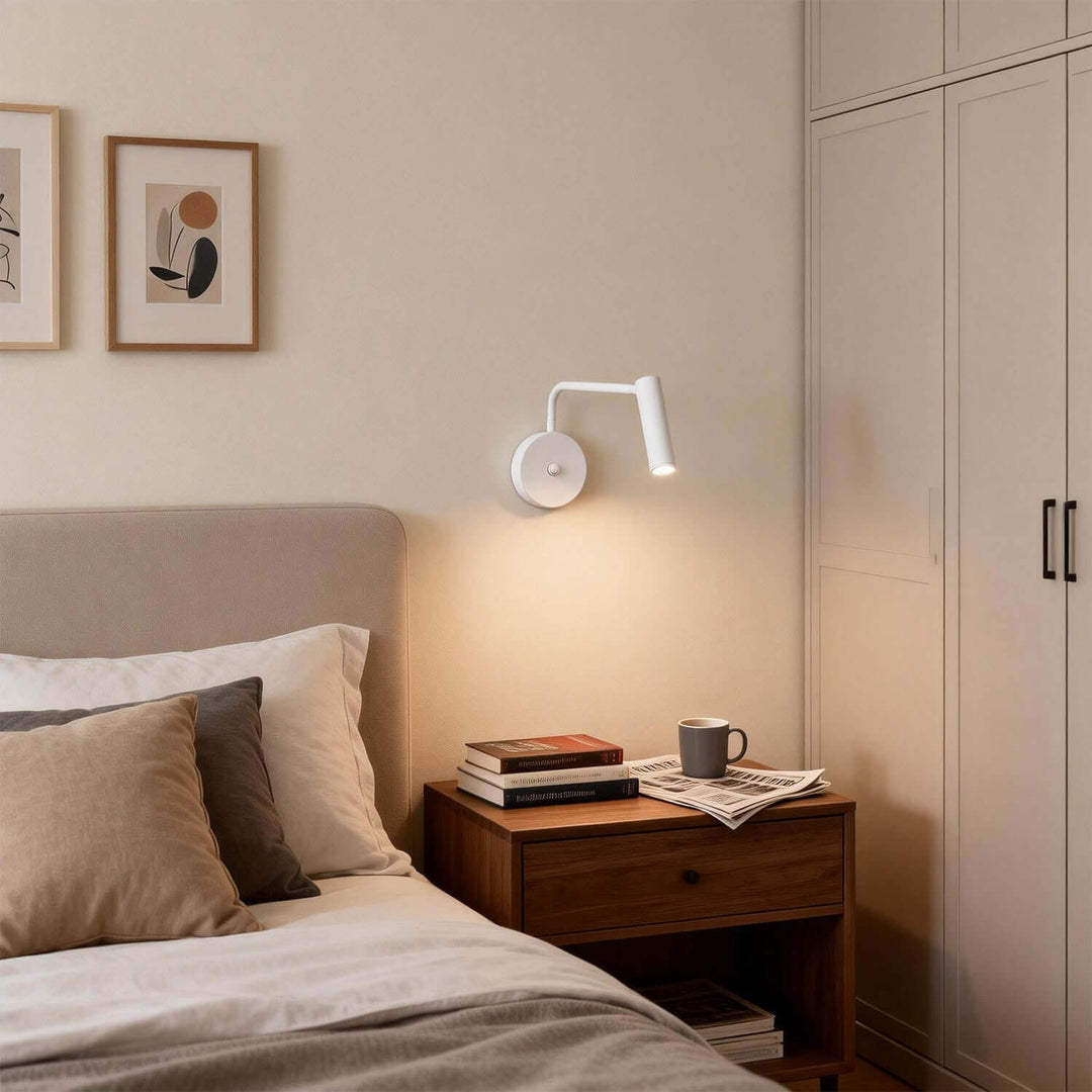 Dymor Wall Light – Modern Minimalist LED Reading Lamp