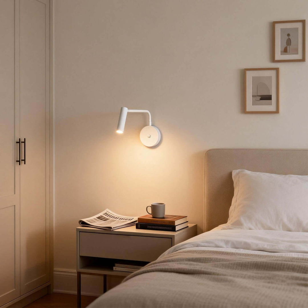 Dymor Wall Light – Modern Minimalist LED Reading Lamp