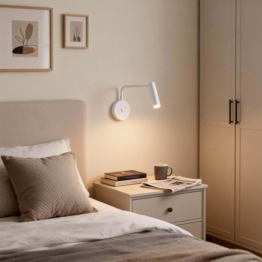 Dymor Wall Light – Modern Minimalist LED Reading Lamp