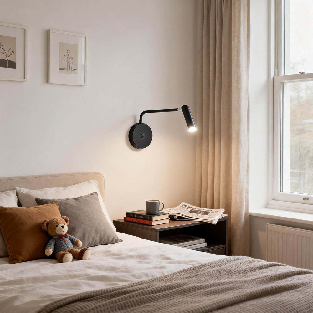 Dymor Wall Light – Modern Minimalist LED Reading Lamp