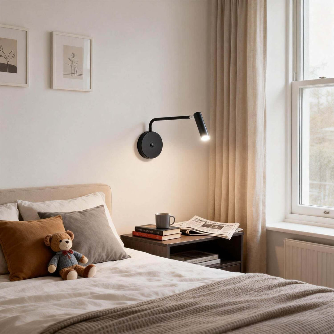Dymor Wall Light – Modern Minimalist LED Reading Lamp