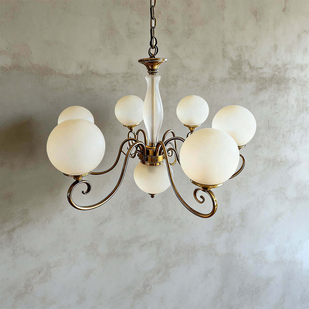 Xylen Chandelier – Vintage French Glass Chandelier