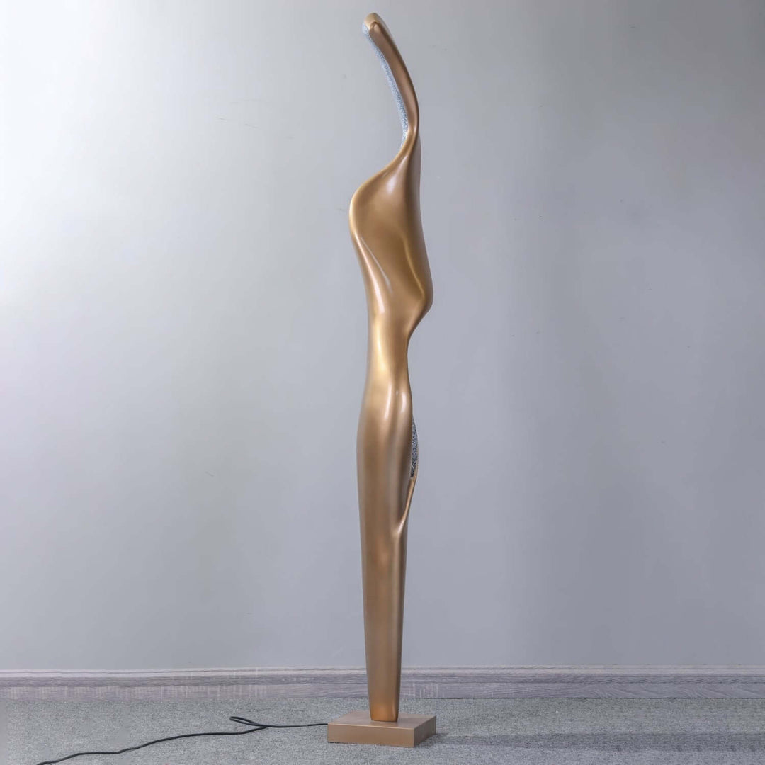 Torch Sculpture Floor Lamp – Creative Art Living Room Decor