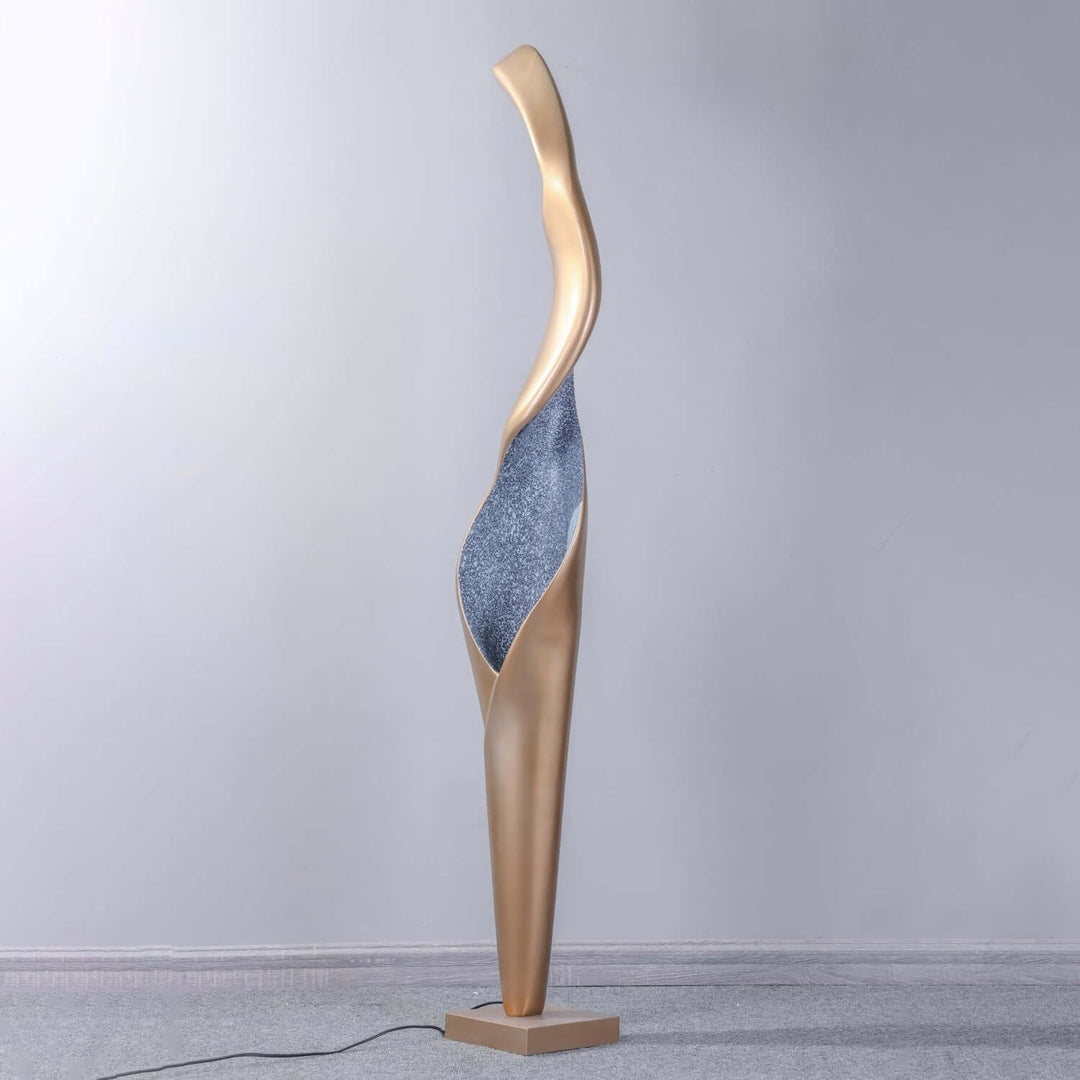 Torch Sculpture Floor Lamp – Creative Art Living Room Decor