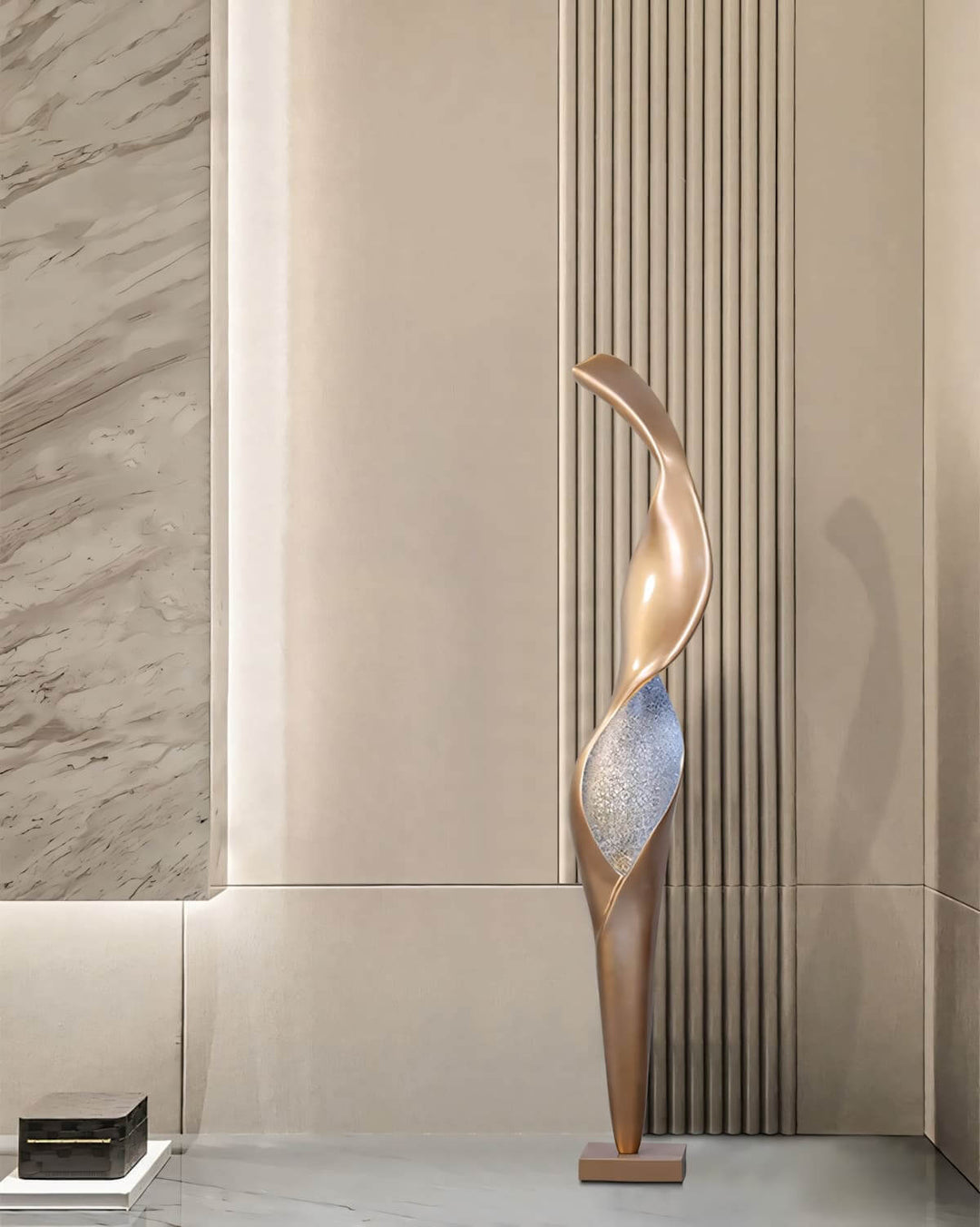 Torch Sculpture Floor Lamp – Creative Art Living Room Decor