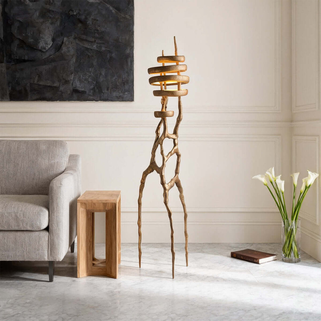 Elyno Sculpture Floor Lamp – Creative Art Sculpture