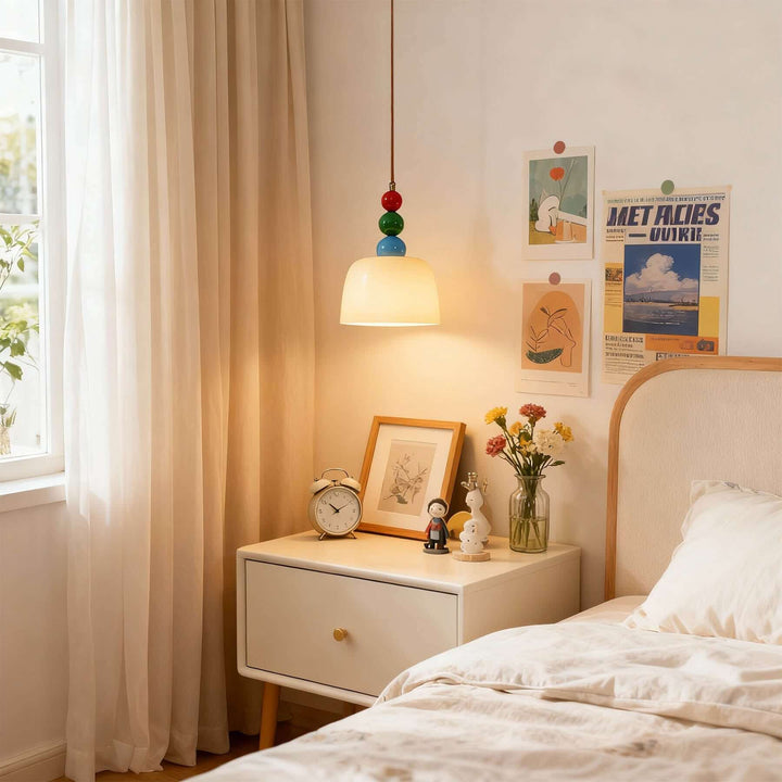 Feniro Pendant Lamp – French Cream Glass Pendant Lamp