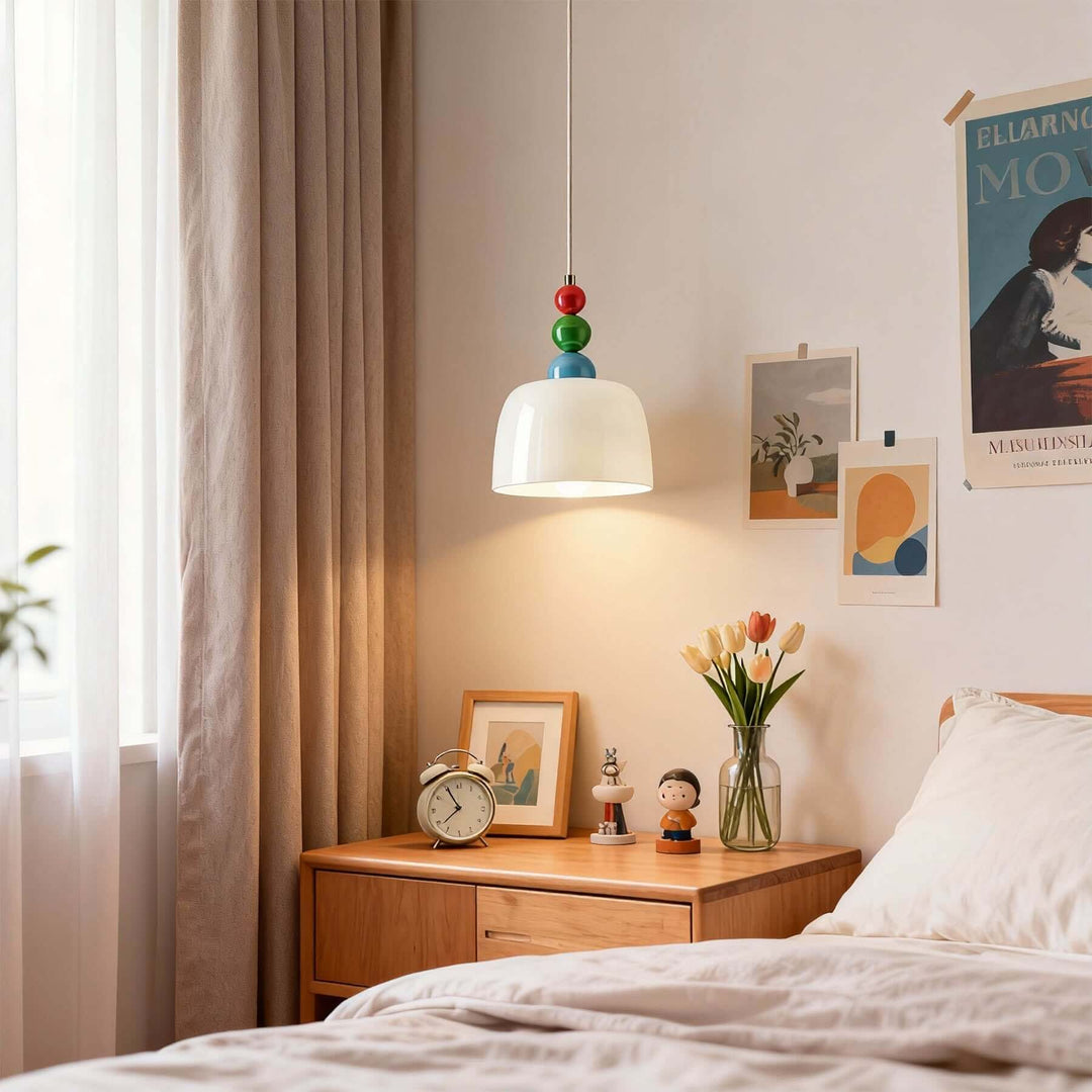 Feniro Pendant Lamp – French Cream Glass Pendant Lamp