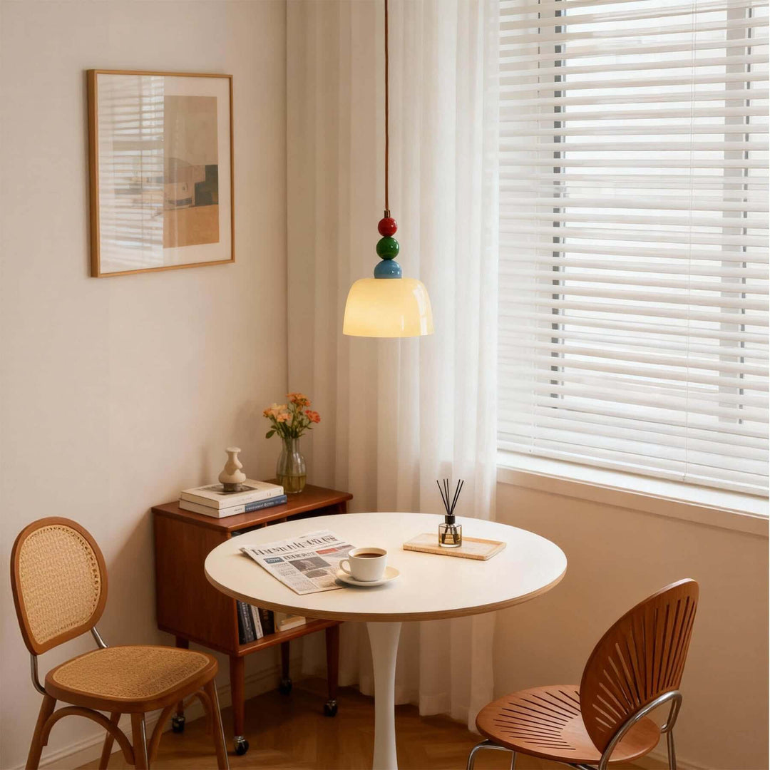 Feniro Pendant Lamp – French Cream Glass Pendant Lamp
