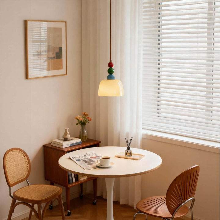 Feniro Pendant Lamp – French Cream Glass Pendant Lamp