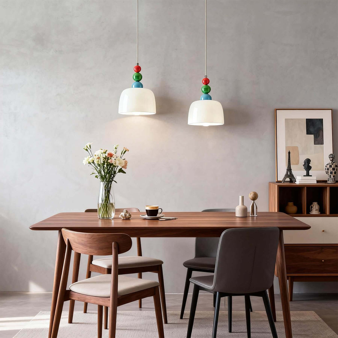 Feniro Pendant Lamp – French Cream Glass Pendant Lamp