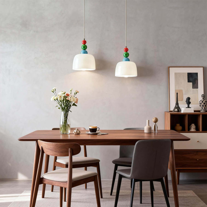 Feniro Pendant Lamp – French Cream Glass Pendant Lamp