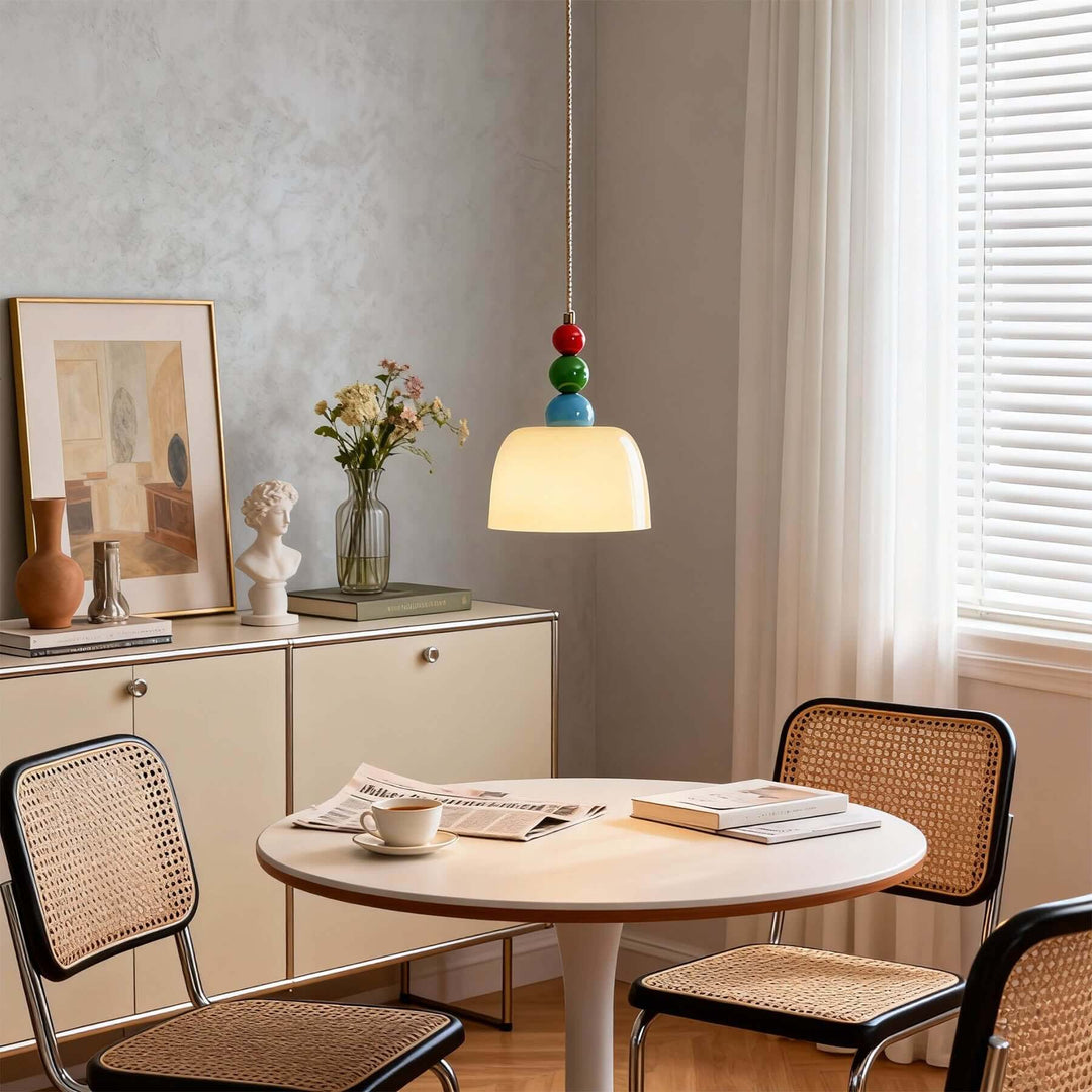 Feniro Pendant Lamp – French Cream Glass Pendant Lamp