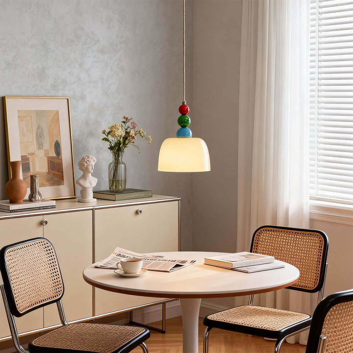 Feniro Pendant Lamp – French Cream Glass Pendant Lamp