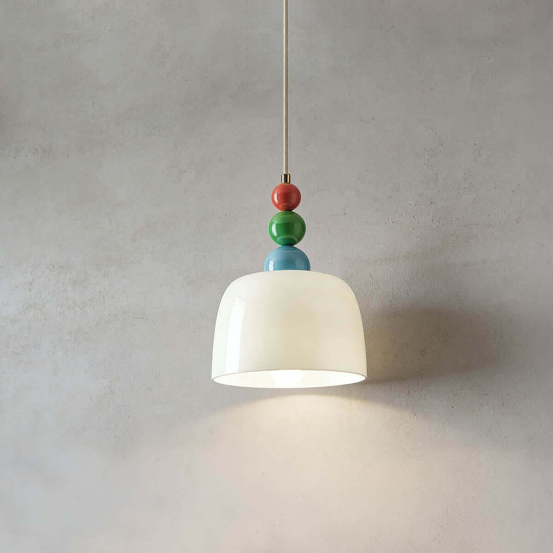 Feniro Pendant Lamp – French Cream Glass Pendant Lamp