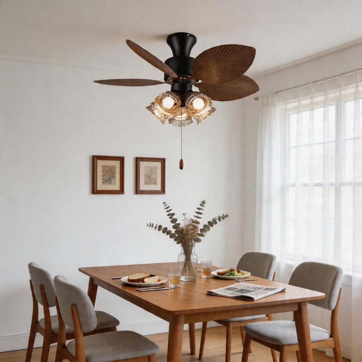 Floxe Ceiling Fan Light A | American Style Dining Room Light